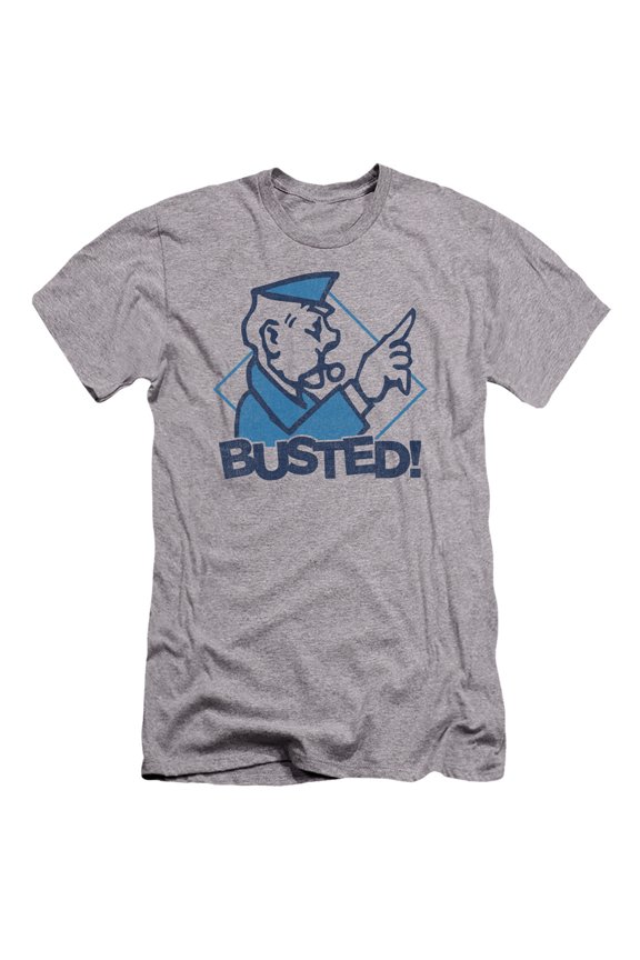 Monopoly - Busted - Premium Slim Fit Short Sleeve Shirt - Small