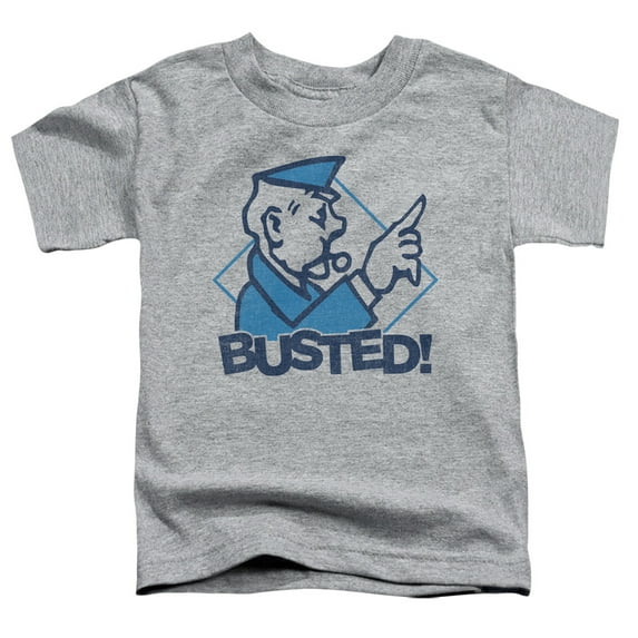 Monopoly - Busted - Toddler Short Sleeve Shirt - 2T