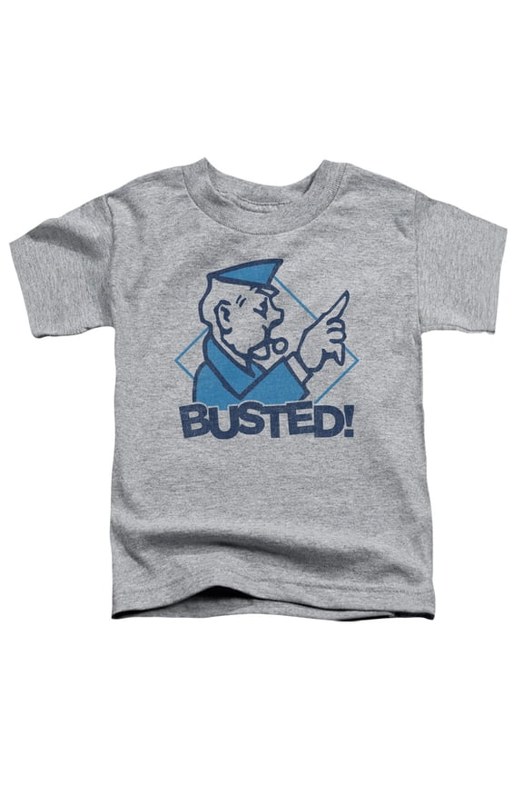 Monopoly - Busted - Toddler Short Sleeve Shirt - 2T