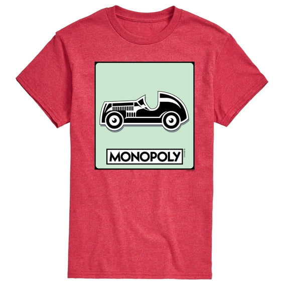 Monopoly - Car Game Token - Men's Short Sleeve Graphic T-Shirt