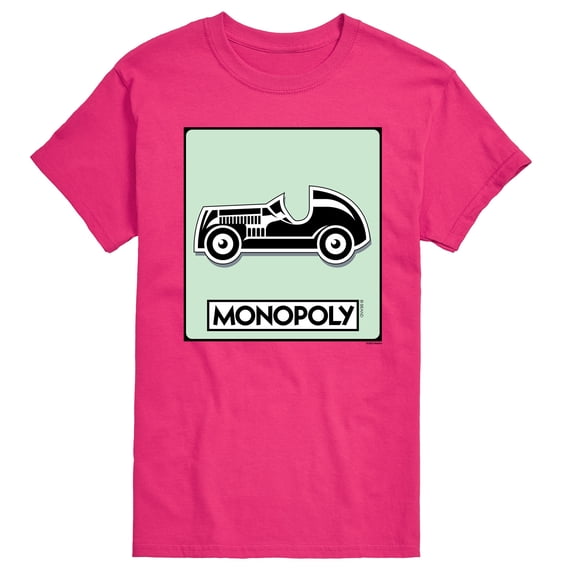 Monopoly - Car Game Token - Men's Short Sleeve Graphic T-Shirt