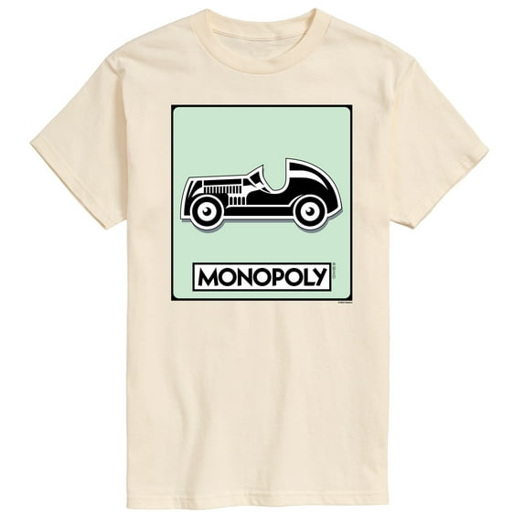 Monopoly - Car Game Token - Men's Short Sleeve Graphic T-Shirt