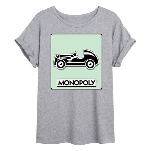 Monopoly - Car Game Token - Women's Oversized Graphic T-Shirt