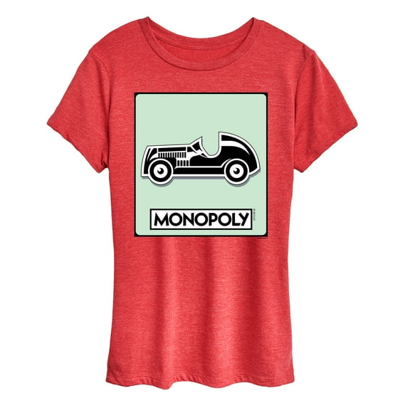 Monopoly - Car Game Token - Women's Short Sleeve Graphic T-Shirt