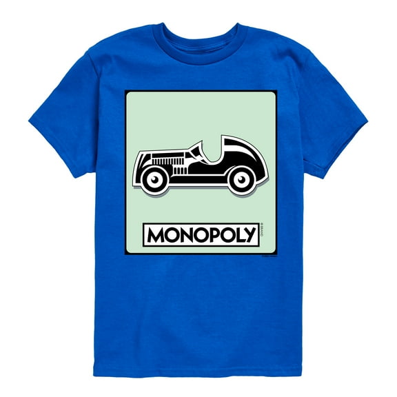 Monopoly - Car Game Token - Youth Short Sleeve Graphic T-Shirt