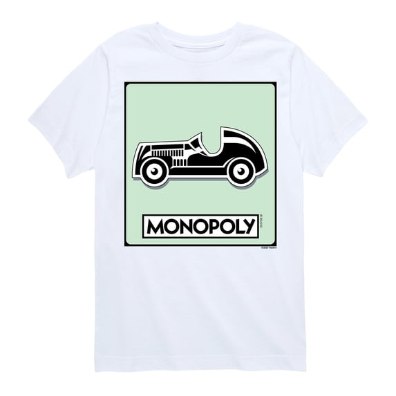 Monopoly - Car Game Token Short Sleeve Graphic T-Shirt