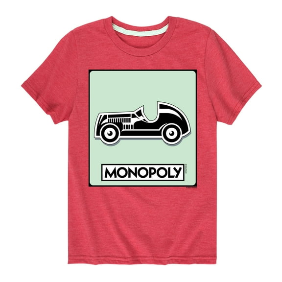 Monopoly - Car Game Token - Youth Short Sleeve Graphic T-Shirt