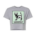 thumbnail image 1 of Monopoly - Cat Game Token - Juniors Cropped Graphic T-Shirt, 1 of 4