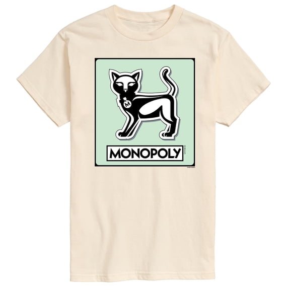 Monopoly - Cat Game Token - Men's Short Sleeve Graphic T-Shirt