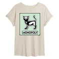 thumbnail image 1 of Monopoly - Cat Game Token - Women's Oversized Graphic T-Shirt, 1 of 4