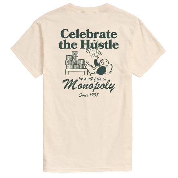 Monopoly - Celebrate The Hustle - Men's Short Sleeve Graphic T-Shirt