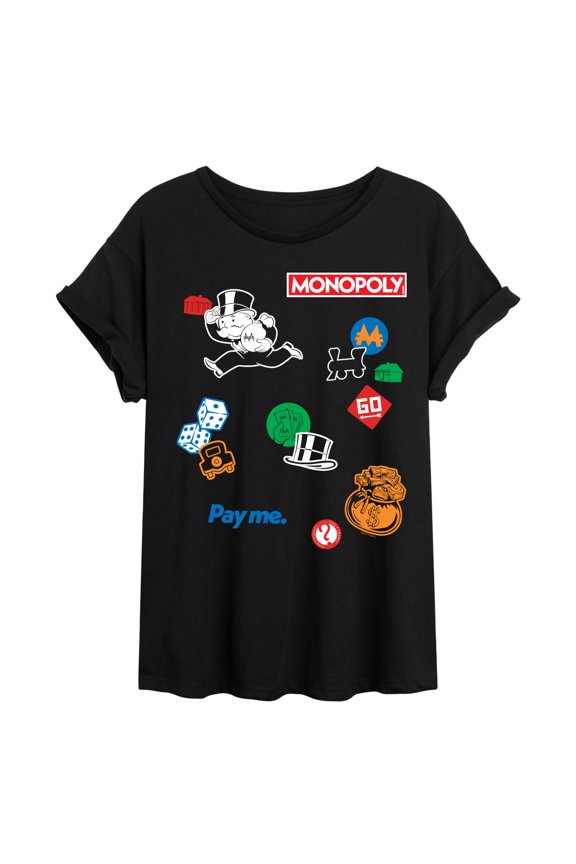 - Collage - Women's Oversized Graphic T-Shirt