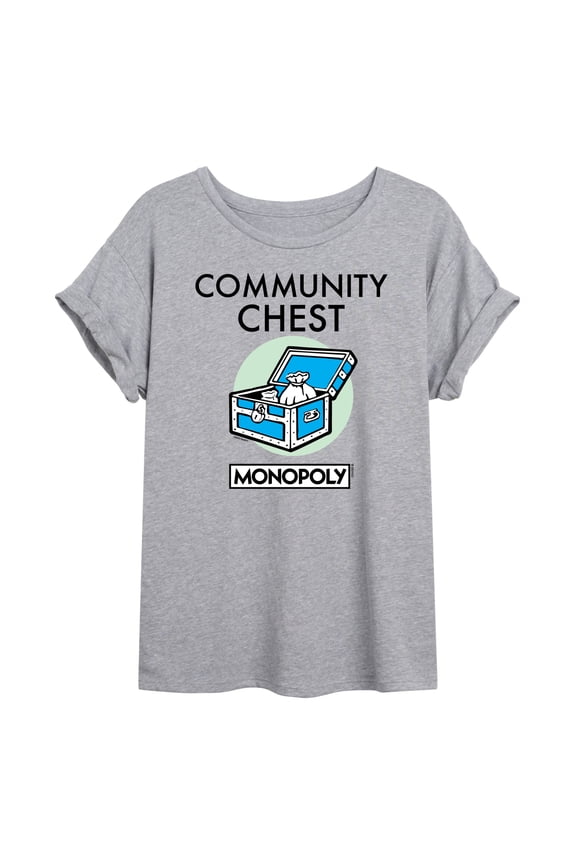 - Community Chest - Women's Oversized Graphic T-Shirt