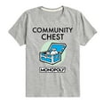 thumbnail image 1 of Monopoly - Community Chest - Youth Short Sleeve Graphic T-Shirt, 1 of 4