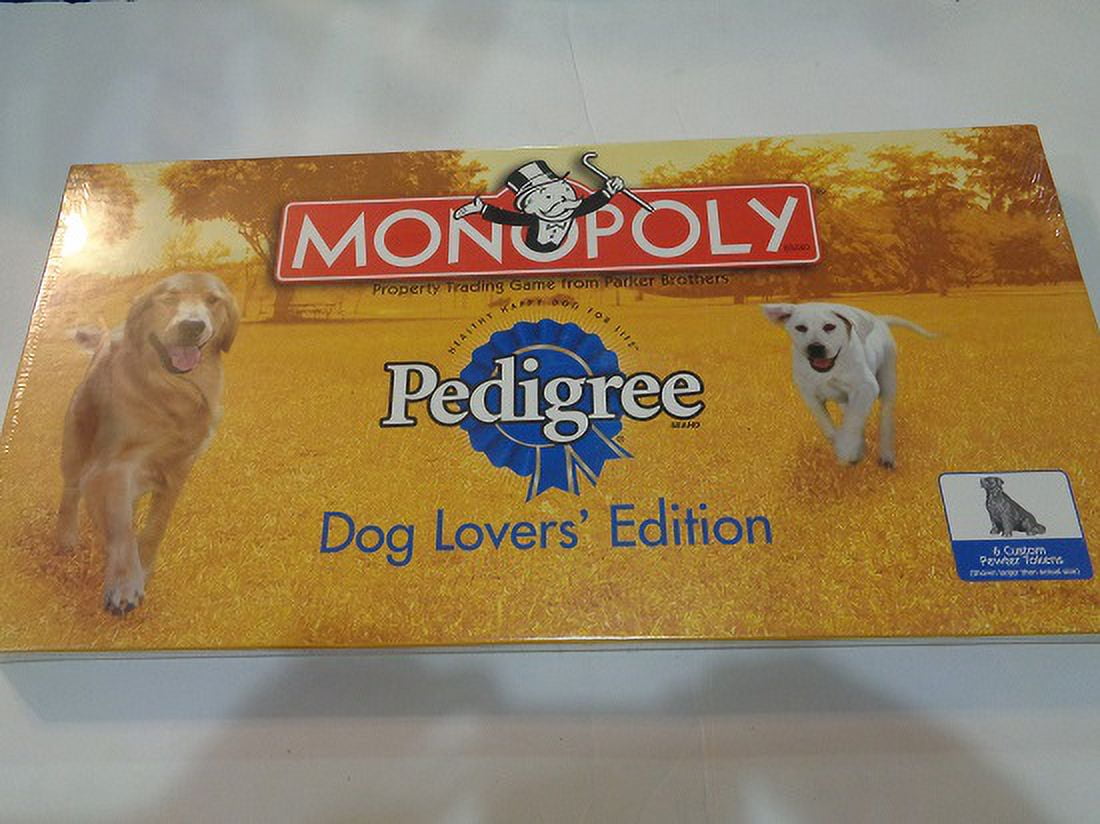 Open Box Monopoly Dog Lover's Edition Pedigree Health happy Dog