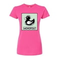 thumbnail image 1 of Monopoly - Duck Token - Juniors Fitted Graphic T-Shirt, 1 of 4