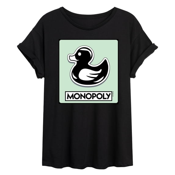 Monopoly - Duck Token - Women's Oversized Graphic T-Shirt
