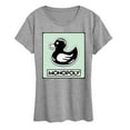 thumbnail image 1 of Monopoly - Duck Token - Women's Short Sleeve Graphic T-Shirt, 1 of 4