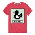 thumbnail image 1 of Monopoly - Duck Token - Youth Short Sleeve Graphic T-Shirt, 1 of 4