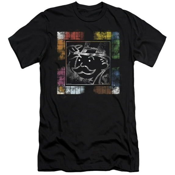 Monopoly Dusty Game Board No Logo HBO S/S Adult 30/1 T-Shirt Black