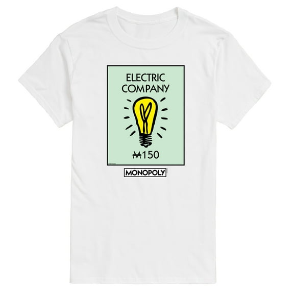 Monopoly - Electric Company - Men's Short Sleeve Graphic T-Shirt