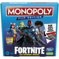 thumbnail image 1 of Monopoly Fortnite Flip Edition Board Game for Teens and Family Ages 13 and Up, 2-4 Players, 1 of 13