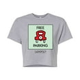 thumbnail image 1 of Monopoly - Free Parking - Juniors Cropped Graphic T-Shirt, 1 of 4