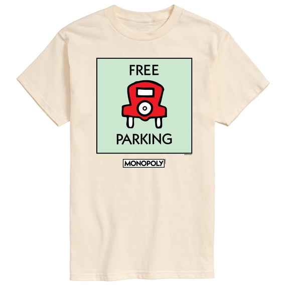 Monopoly - Free Parking - Men's Short Sleeve Graphic T-Shirt