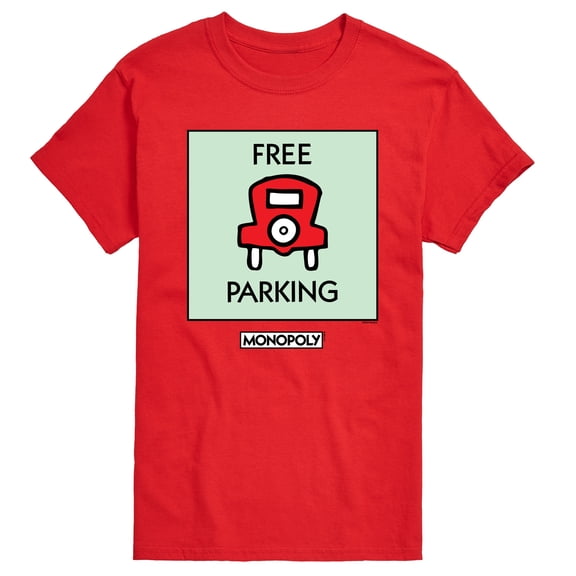 Monopoly - Free Parking - Men's Short Sleeve Graphic T-Shirt