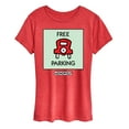 thumbnail image 1 of Monopoly - Free Parking - Women's Short Sleeve Graphic T-Shirt, 1 of 4