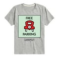 thumbnail image 1 of Monopoly - Free Parking - Youth Short Sleeve Graphic T-Shirt, 1 of 4