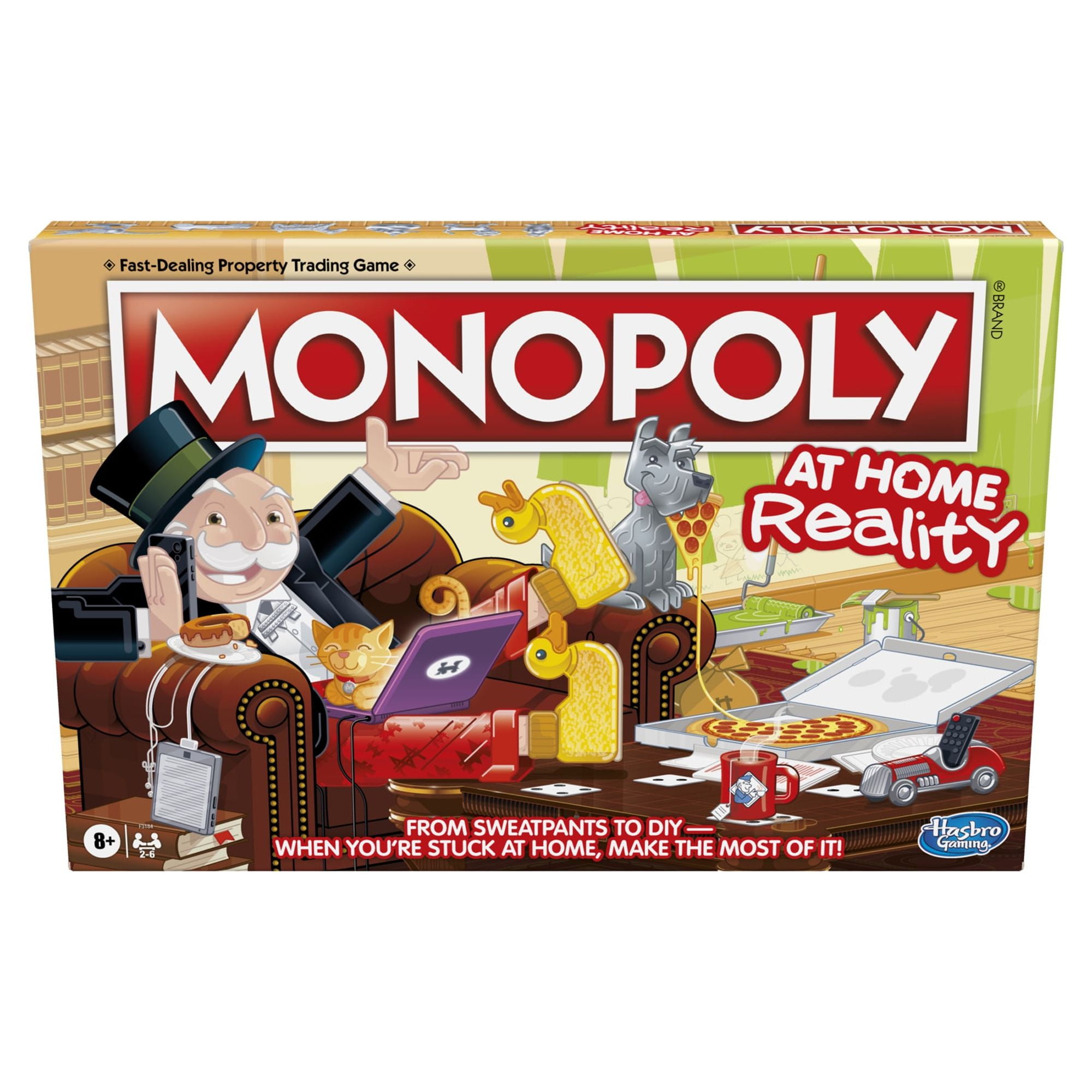 Monopoly Game: At Home Reality Edition Family Board Game