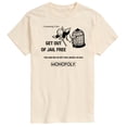 thumbnail image 1 of Monopoly - Get Out Of Jail Free - Men's Short Sleeve Graphic T-Shirt, 1 of 4
