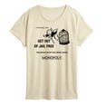 thumbnail image 1 of Monopoly - Get Out Of Jail Free - Women's Short Sleeve Graphic T-Shirt, 1 of 4