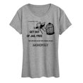 thumbnail image 1 of Monopoly - Get Out Of Jail Free - Women's Short Sleeve Graphic T-Shirt, 1 of 4