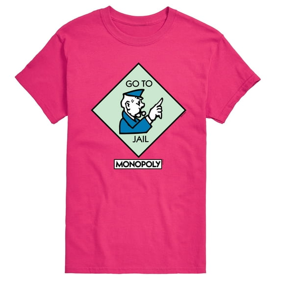 Monopoly - Go To Jail Square - Men's Short Sleeve Graphic T-Shirt