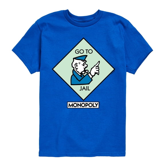 Monopoly - Go To Jail Square - Toddler Short Sleeve Graphic T-Shirt
