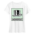 thumbnail image 1 of Monopoly - Hat Token - Women's Short Sleeve Graphic T-Shirt, 1 of 4