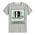 thumbnail image 1 of Monopoly - Hat Token - Youth Short Sleeve Graphic T-Shirt, 1 of 4
