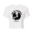 thumbnail image 1 of Monopoly - In This Economy - Juniors Cropped Graphic T-Shirt, 1 of 4