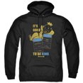 thumbnail image 1 of Monopoly Its Good To Be King No Logo Adult Pullover Hoodie Sweatshirt Black, 1 of 1