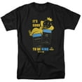 thumbnail image 1 of Monopoly Its Good To Be King S/S Adult 18/1 T-Shirt Black, 1 of 1