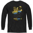 thumbnail image 1 of Monopoly Its Good To Be King Youth Long Sleeve T-Shirt Black, 1 of 1