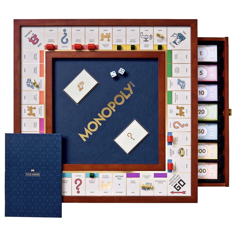 Monopoly Legacy Edition by WS Game Company — Deluxe Cherry Wood