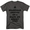 thumbnail image 1 of Monopoly Lifestyle Vs Budget S/S Adult 18/1 T-Shirt Charcoal, 1 of 2