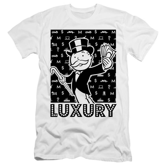 Monopoly - Luxury - Premium Slim Fit Short Sleeve Shirt - X-Large