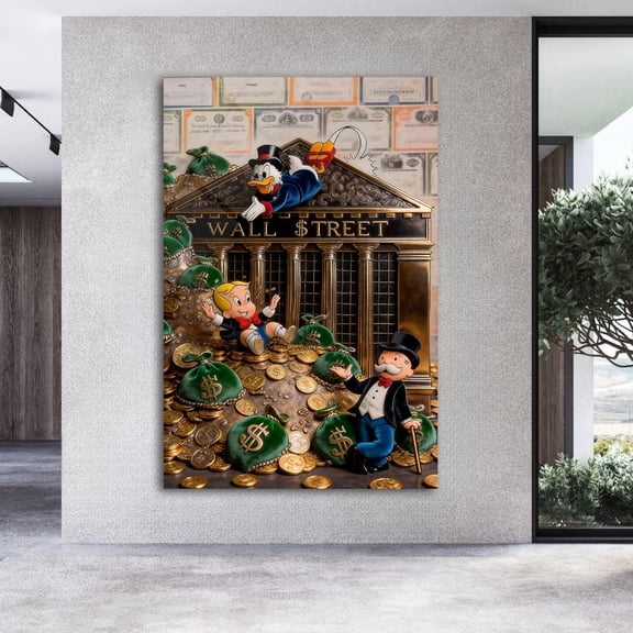 Monopoly Luxury Racing Wall Art Print, Unframed Paper Poster 8x10in