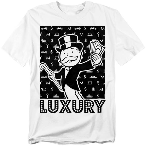 Monopoly T-Shirt Luxury Unisex Graphic Tee For Men & Women White&nbsp;