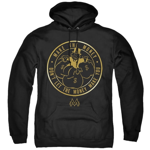 Monopoly Make Adult Pullover Hoodie Sweatshirt Black