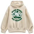 thumbnail image 1 of Monopoly - Make Money Not Friends - Women's Oversized Fleece Hoodie Sweatshirt, 1 of 3